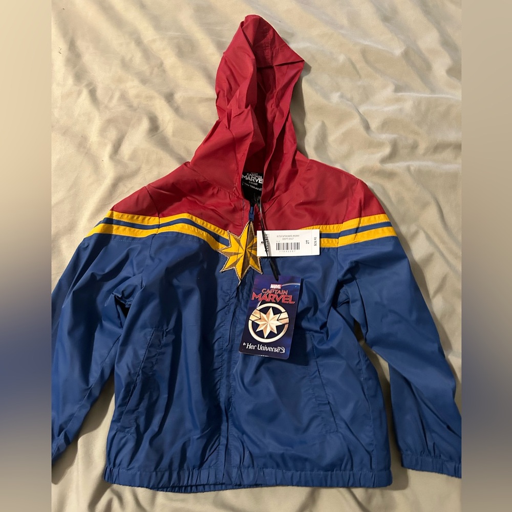 Captain Marvel Jacket. Size 2T. Brand new with tags